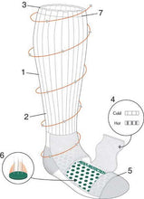 Load image into Gallery viewer, Eleotin® Pedo-Protection (Diabetic Socks) 1 Pair - Adult Size Unisex